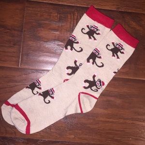 NWOT - Sock Monkey Socks